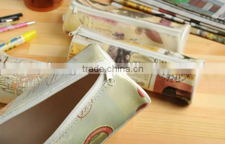 cylinder pvc pencil packing bag