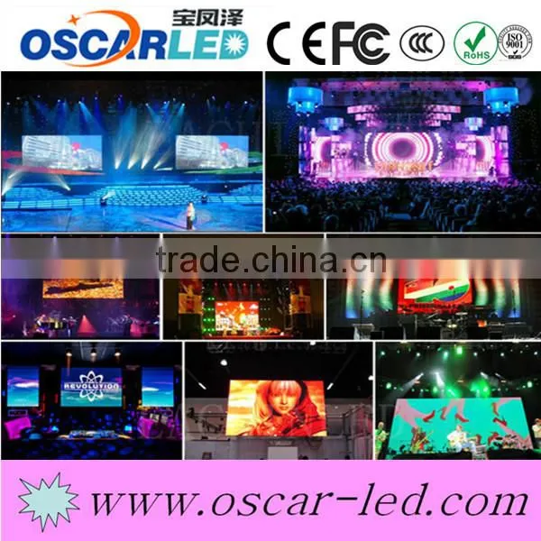 High brightness full-color indoor rental led display die-cast P6 stage performance led screen display rental led display