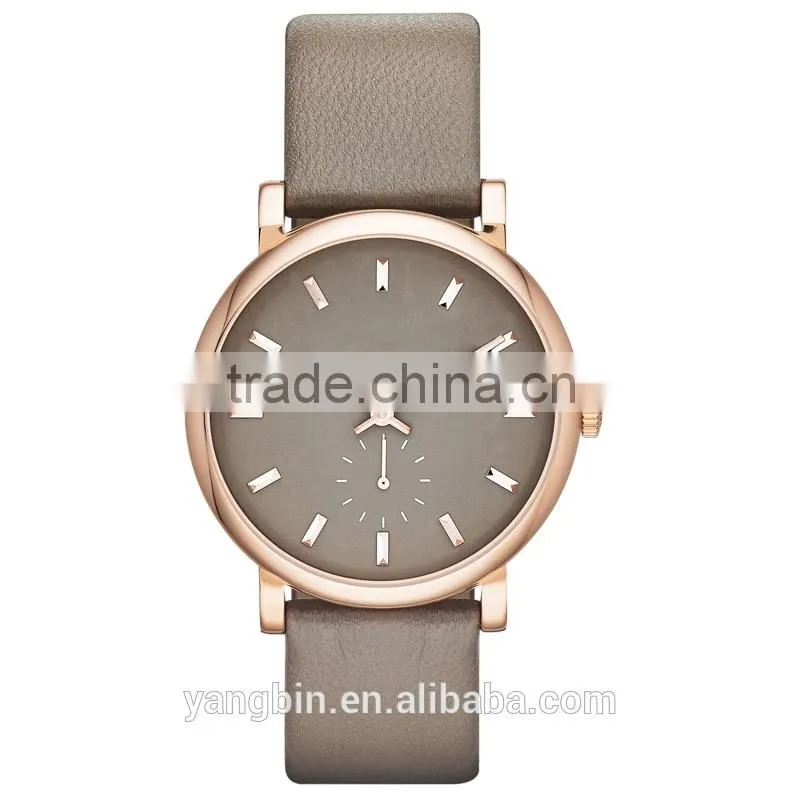Best seller self setting sapphire crystal glass italian leather watch straps