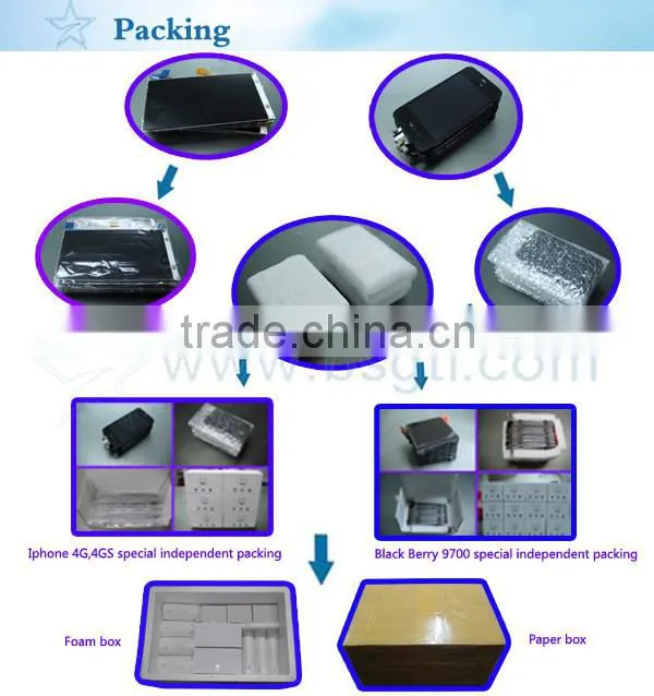Wholesale new LCD screen assembly replacement for iPhone 5S, screen for iPhone 5S