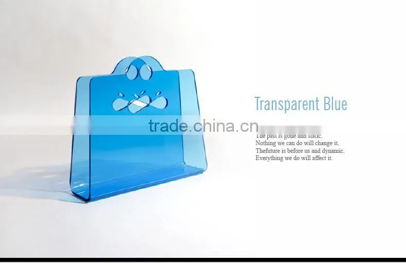 customized acrylic Creative fashion magazine storage rack/PMMA Modern minimalist favorites/plastic magazine storage rack