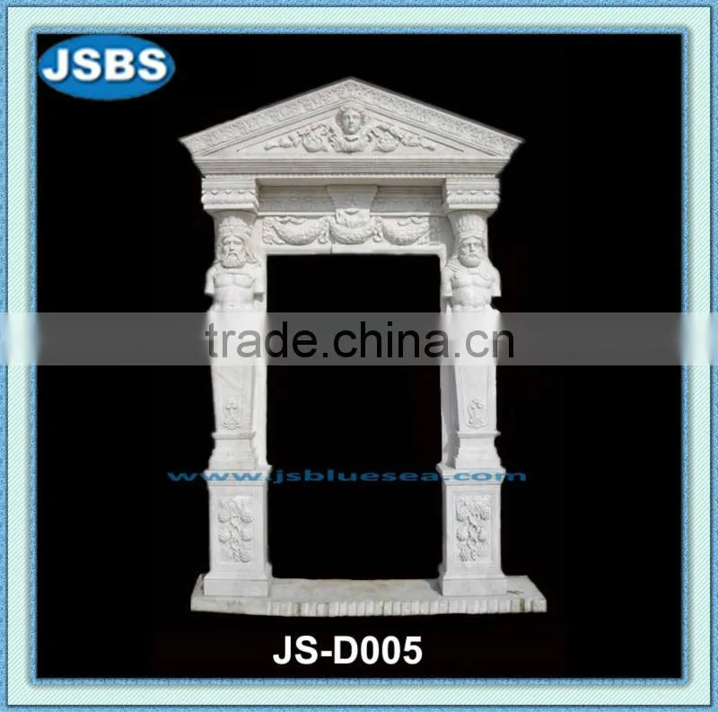 design white stone decorative door frame