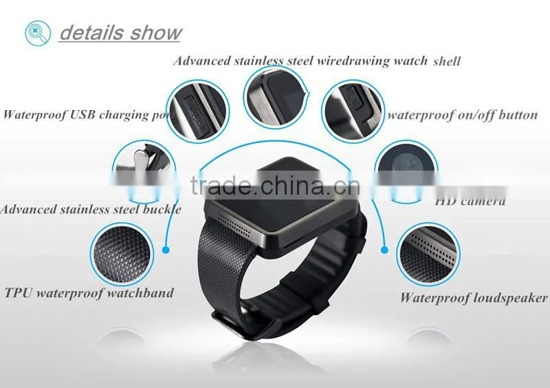 Waterproof Smart Watch 2015 hot product