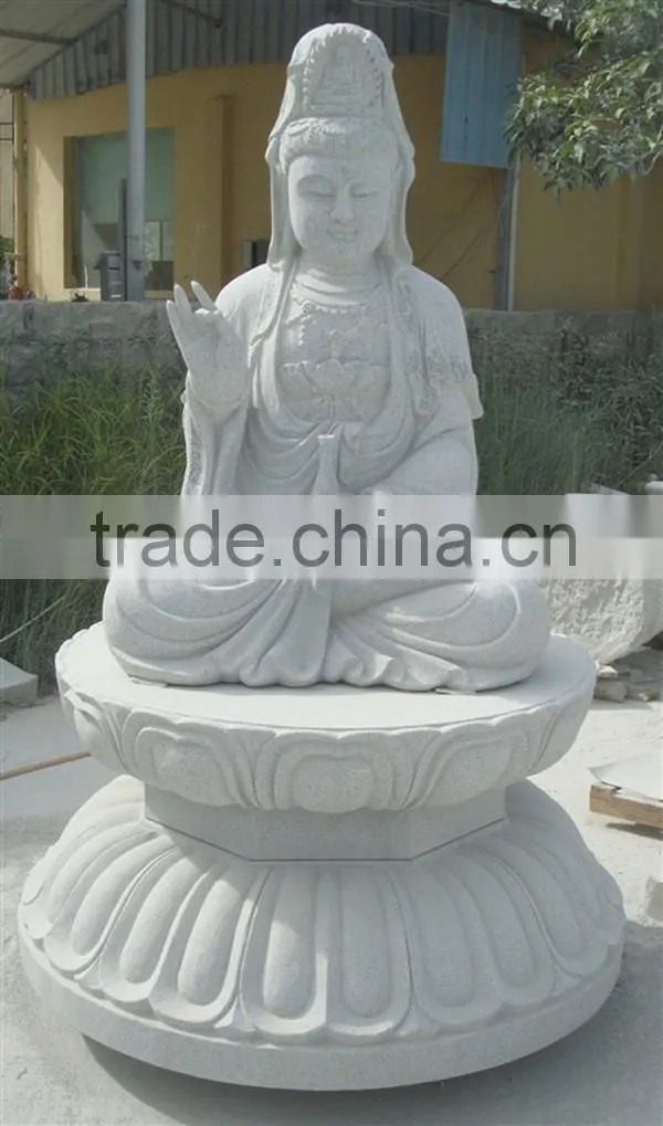 sitting kuan yin statue