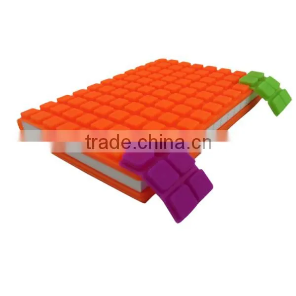 Silicone Notepad,Gummy Notebook Cover,Blocks Silicone Notepad