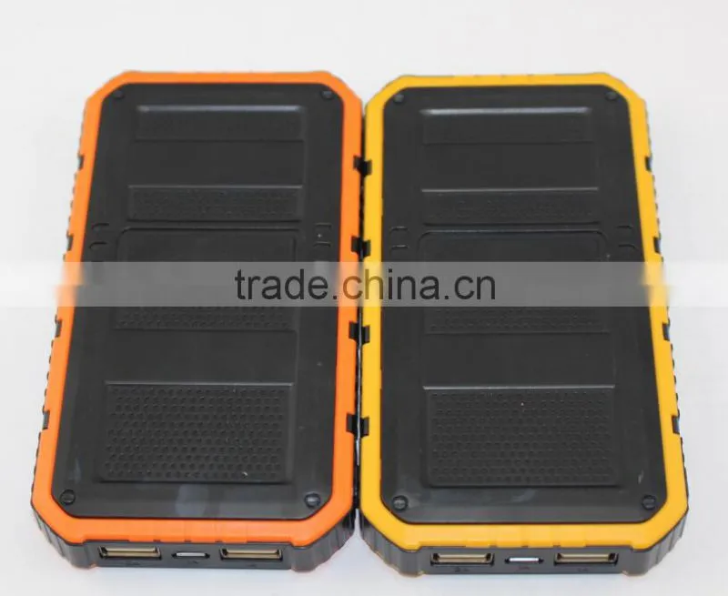 The portable Solar Charger outdoor sports 8000mah Solar Power Bank