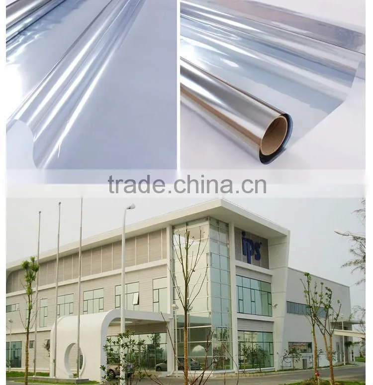 UV reject, IR reject, heat insulation one way vision mirror window film