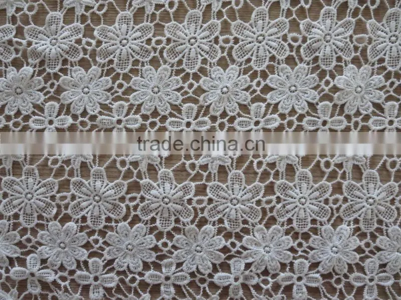 Milk silk embroidery lace for wholesale