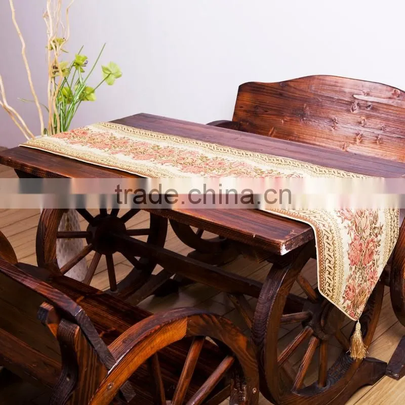 FACTORY wholesale splice table cloth burlap table runner