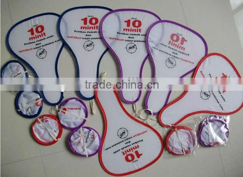 2013 promotion nylon foldable hand fans