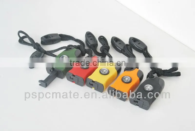 2013 Hot Sale Flexible Magnesium Fire Starter with Mini Compass