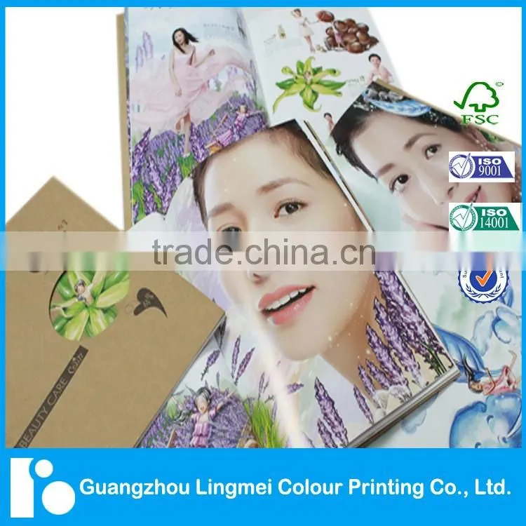softcover top quality magazine printing factory