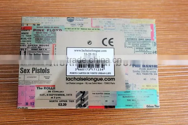 2014 new pvc tian de box for business card