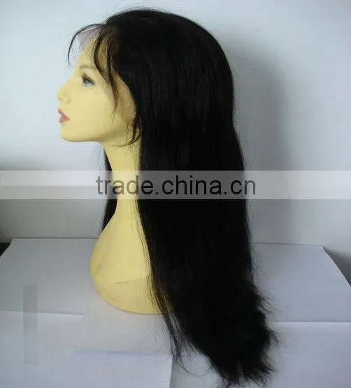 2013 cheap hair hot beauty virgin brazilian hair full lace wig made in china