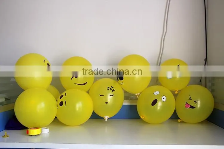 New design popular China supplier latex balloon wholesale lovely cute emoji balloon