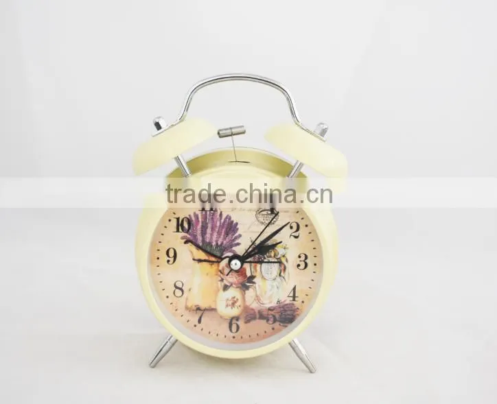 vintage metal tabletop time clock