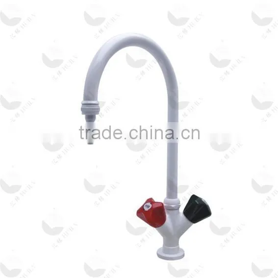 Durable wholesale hot and cold chemical resistant double lab water tap