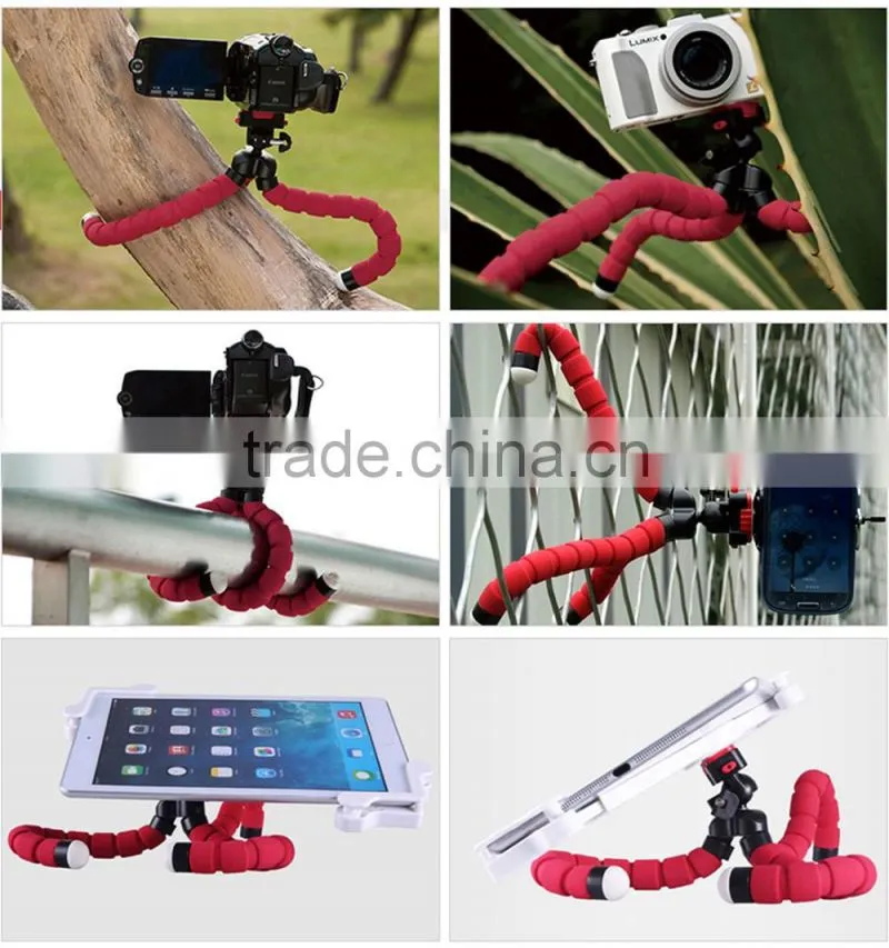 Kingjoy Flexible soft foam EVA tripod for cellphone/digital SLR camera ,Iphone,Android,samsung KT-600