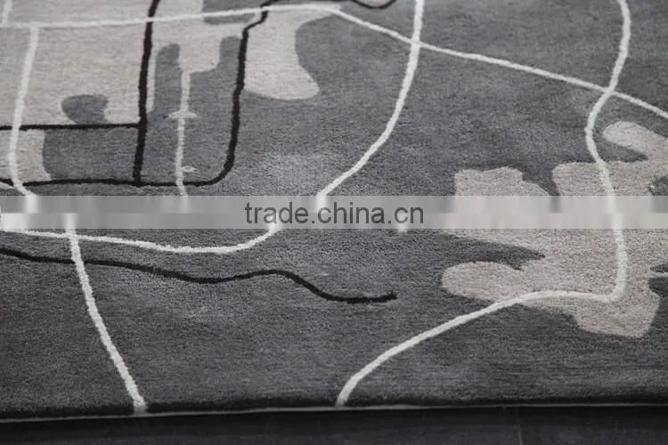 100acrylic/100wool Hand Tufted Carpet For Any Size Living Room RugYB-A039