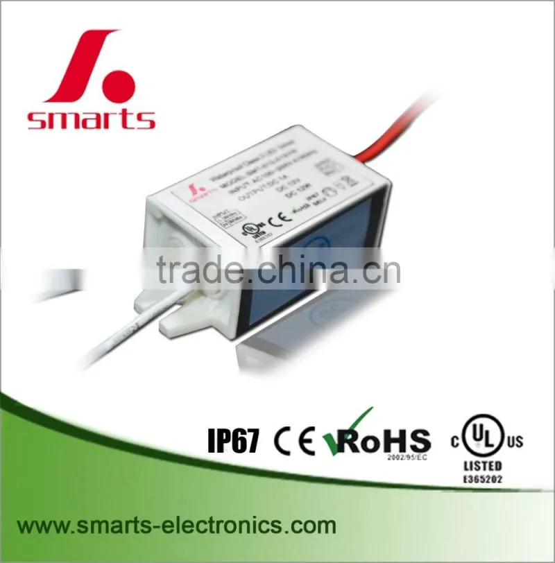 24v 9w waterproof electronic led driver, led driver power supply