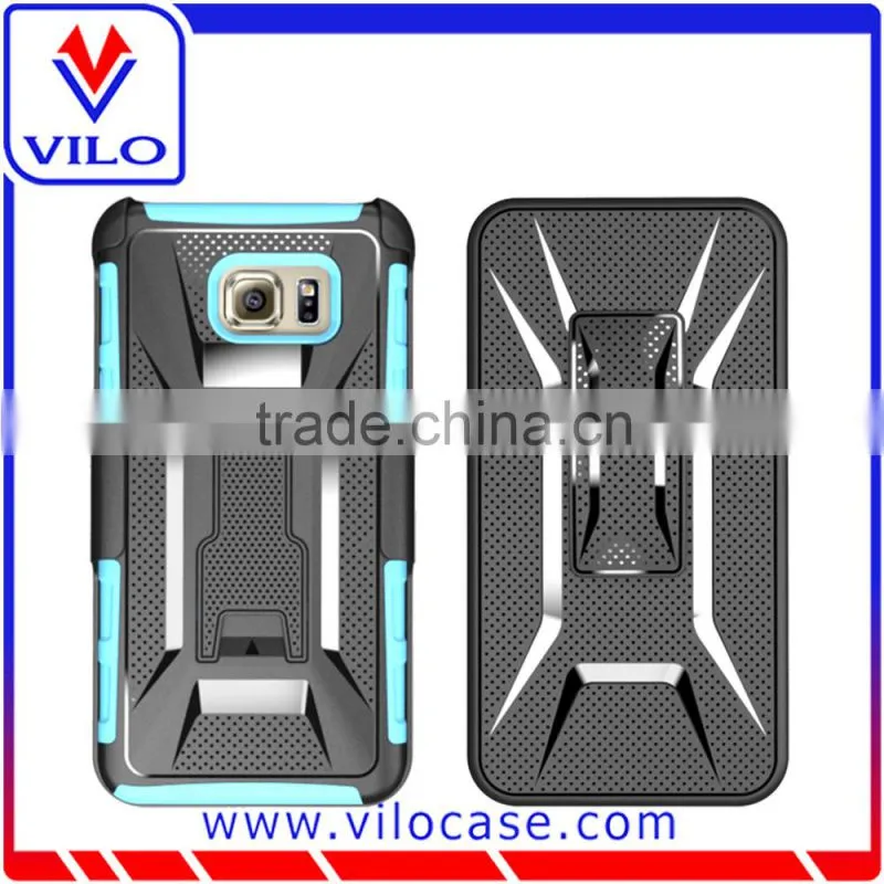 2015 Hot Selling Design T Shape Kickstand Case for HTC Desire 626 A22 with Belt-clip Holster Combo Case