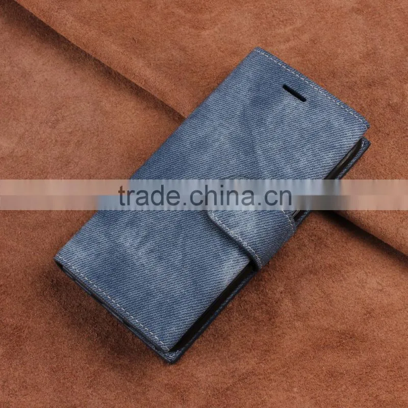 2016 Hot Denim Cell Phone case with many card slots