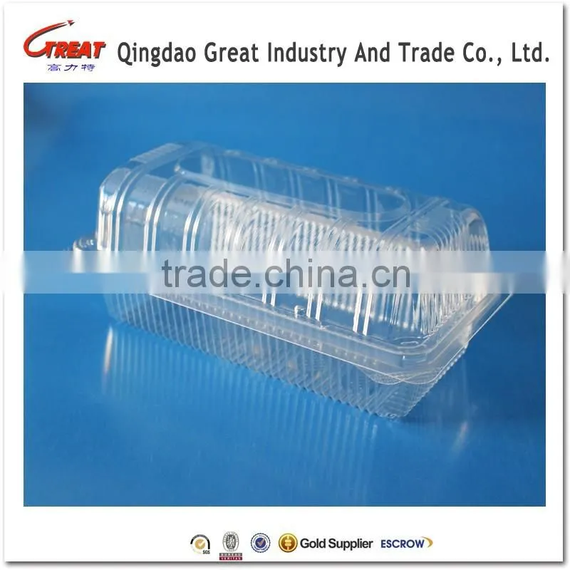 Food Bread Packaging Plastic Cake Box
