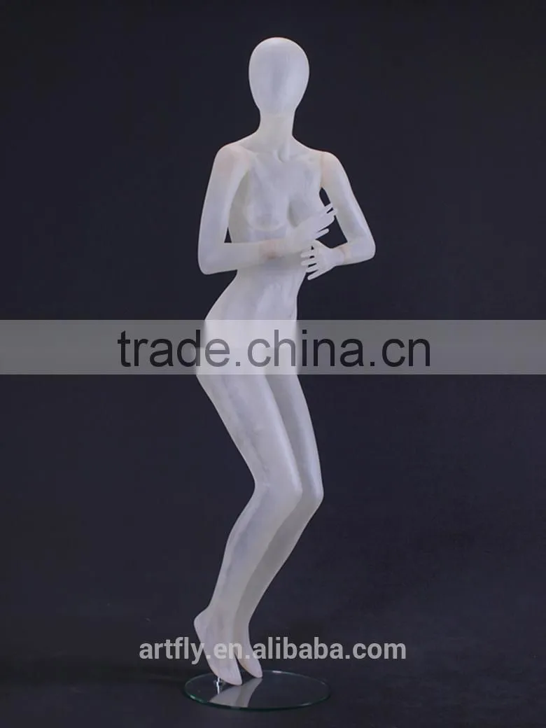 top level female fashion clear plastic mannequin