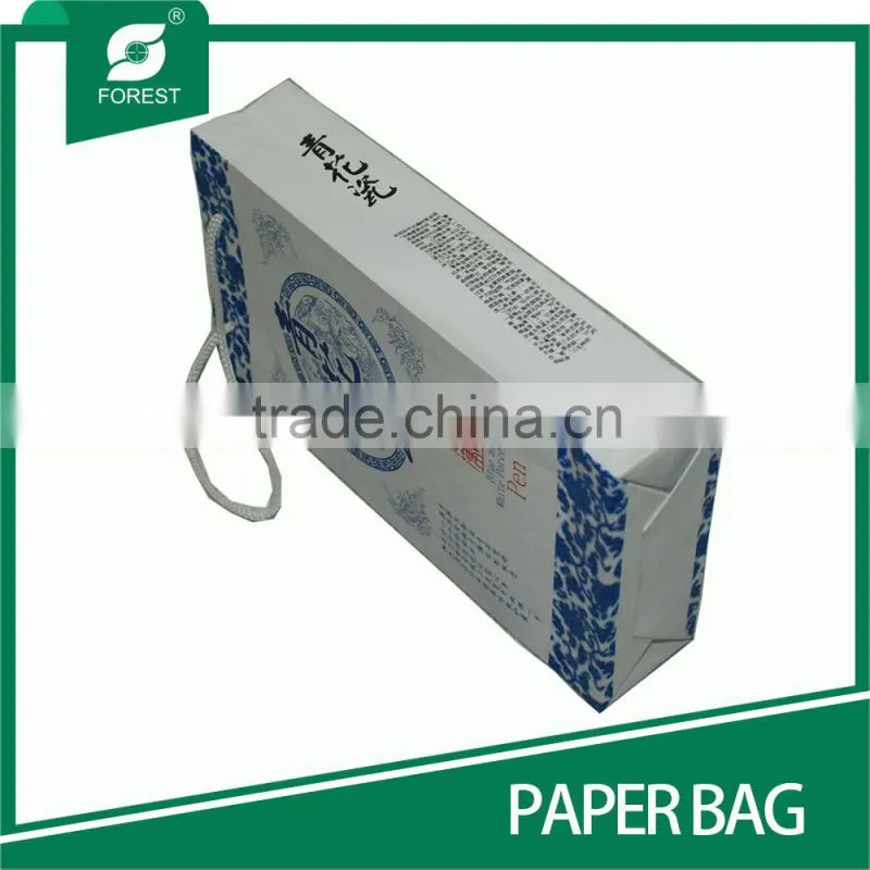 ELEGANT DESIGN CUSTOM PAPER BAG WITH FLEXO PRINTING
