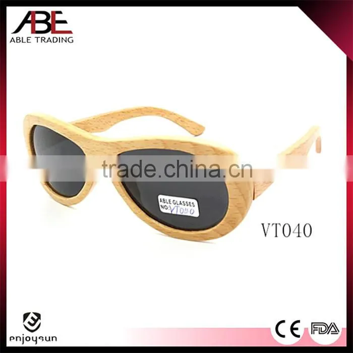 2016 classic UV400 lens new design bamboo wooden polarized sunglasses wholesale eyewear