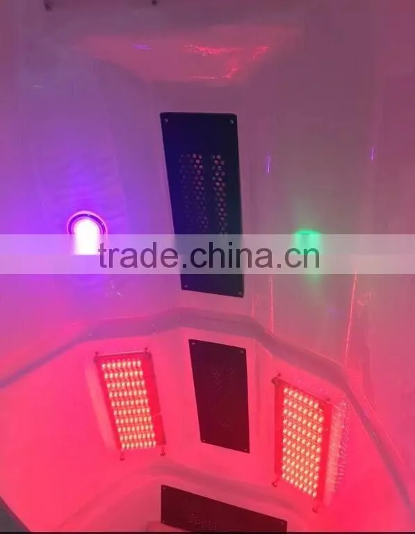 2016 top selling lying magic colorful Infrared Dry music Sauna with infrared photon & ozone functions