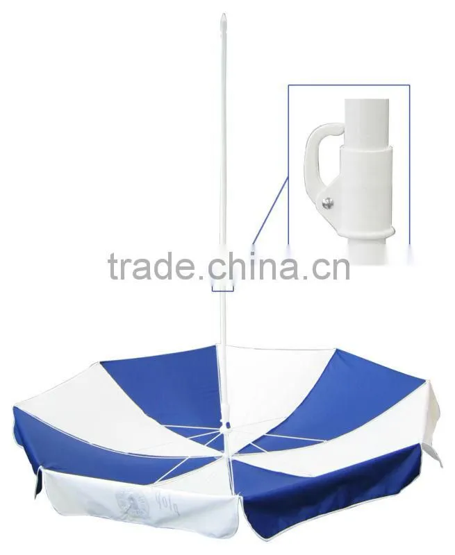 wooden color coated aluminum Garden Umbrella, decorative garden umbrellas, outdoor sun garden umbrella