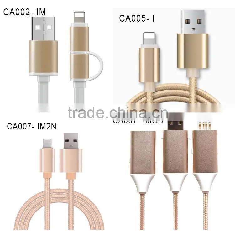High speed quick charging nylon micro usb data cable for wholesale