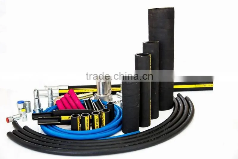 High pressure oil resistant R12 hydraulic rubber hose with factory price