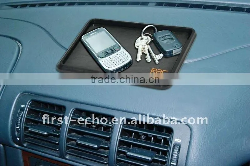 non-slip dashboard tray