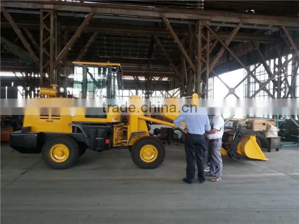 Big size 44 KW sugar cane grab loader ZLG16 small wheel loader for loading sugar cane selling