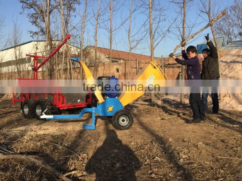 ATV Towable wood chipping machine