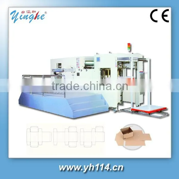 Die creasing machine Yinghe for paper package ,cardboard box ..