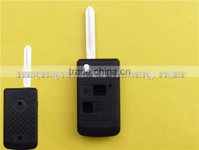 Free Shipping Toyota 2 buttons modified folding remote key case