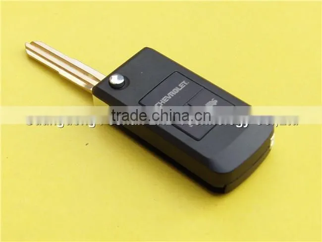 2 buttons remote flip key fob for Chevrolet Epica