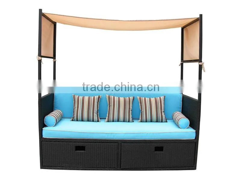 2015 garden rattan daybed