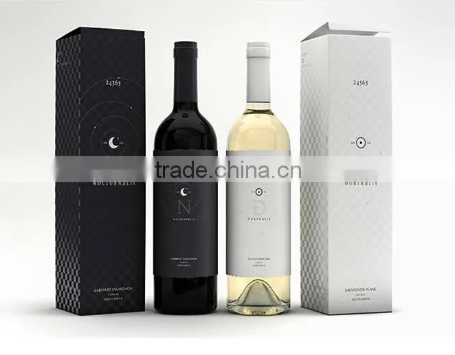 2015 hot sale high quality folding red wine box