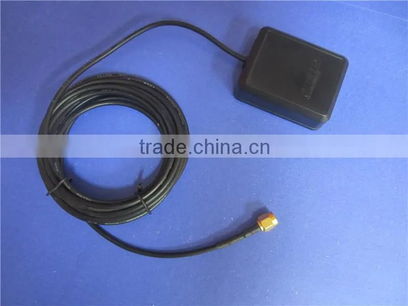 Car GPS Navigation Antenna Aerial with SMA Male Connector 3M Cable H1E1 SMA Male Straight Mcx GPS Antenna 1575.42MHz