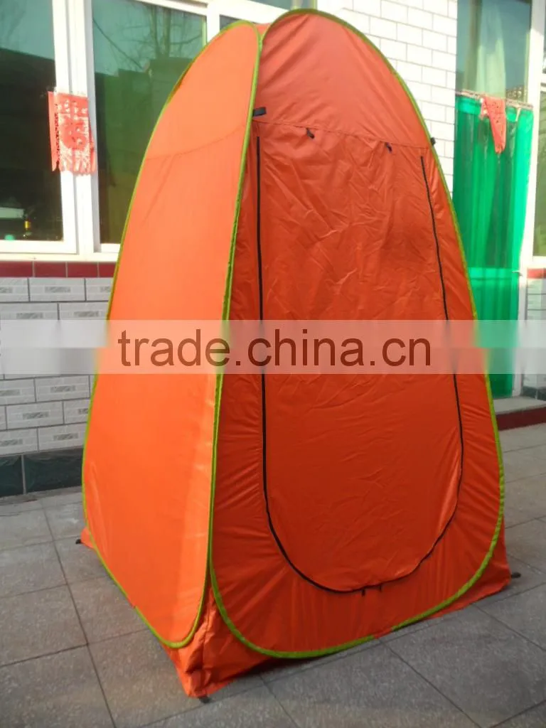 POP UP Tent Outdoor Toilet Watching Bird Tent Fishing Orange Beach Tent