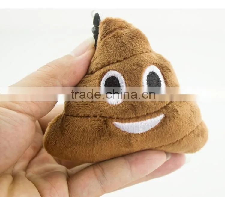 Top Quality Plush Emoji Keychain/ Emoji Keyring In Different Size