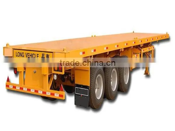 SINOTRUK HOWO flatbed trailer with container lock