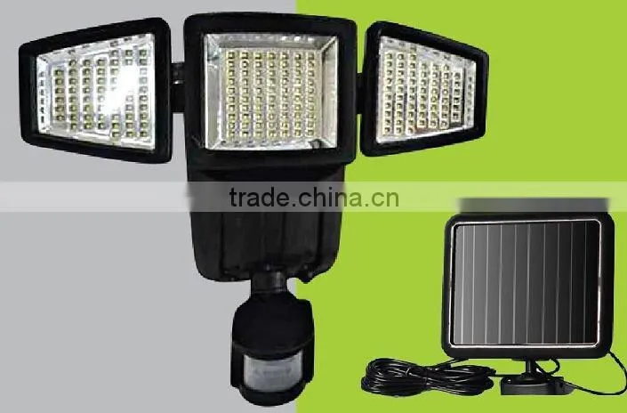 solar powered motion sensor led outdoor light