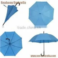 Red fold umbrella with white flower handle color match the fabric