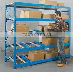 Steel warehouse shelving