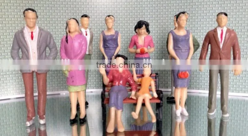 Architectural mode materails, plastic model figure in model building, model figure in resin for 1/30